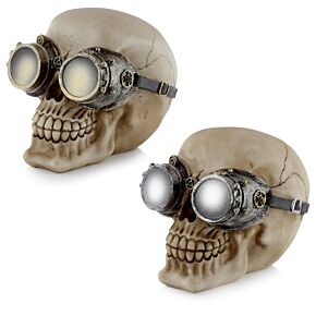 Dekor Koponya - Steampunk Koponya Védőszemüvegben
