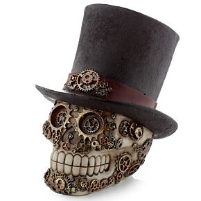 Dekor Koponya - Steampunk Koponya Keménykalapban