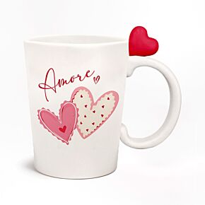 Bögre, Kerámia - Szívek - Szív a Fülön - Amore