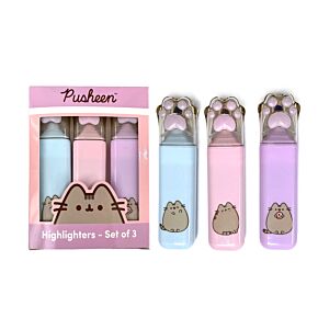 Szövegkiemelő Szett, 3 db-os - Pusheen Macska Mancsa