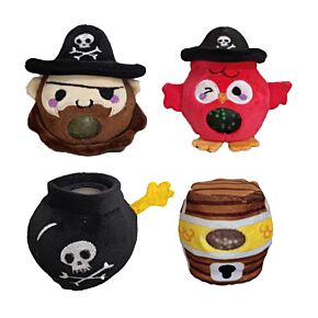 Nyomogatós Játék, Plüss - Slime Squeezy Labda - Jolly Rogers Kalózok