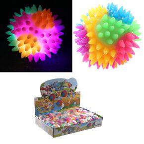 Pattogó Labda, LED-es - Tüskös - 5.5cm