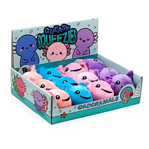 Nyomogatós Játék, Plüss - Slime Squeezy Labda - Axolotl (Szalamandra)
