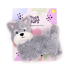 Mikrózható Plüss Figura - Schnauzer Kutya