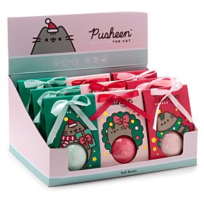 Fürdőbomba Díszcsomagolásban, Karácsonyi - Pusheen Macska