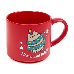 Bögre, Porcelán, Karácsonyi - Pusheen Macska