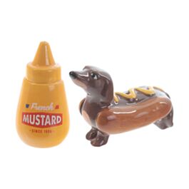 Só-Bors Szett - Hot Dog Kutya és Mustár - Fast Food