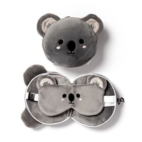 Utazópárna Szemmaszkkal, Plüss RELAXEAZZZ - Koala - Édes Állatok ADORAMALS