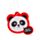 Autóillatosító - Panda - Édes Állatok (Málna)