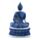 Thai Buddha - Kék & Fehér - Lótusz
