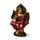 Thai Buddha - Arany és Vörös - Lótuszon Ülés