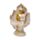 Thai Buddha - Homokkő & Arany - Ülő Buddha