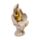 Thai Buddha - Homokkő & Arany - Ülő Buddha