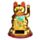 Maneki Neko Szerencsehozó Macska, Integető - Arany