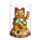 Maneki Neko Szerencsehozó Macska, Integető - Arany