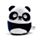 Párna, Plüss - Susu, a Panda - Squidglys - Vadon Állatai - Édes Állatok ADORAMALS