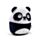 Párna, Plüss - Susu, a Panda - Squidglys - Vadon Állatai - Édes Állatok ADORAMALS