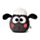 Párna, Plüss - Kawaii Stílus - Shaun, a Bárány