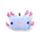 Utazópárna Szemmaszkkal, Plüss RELAXEAZZZ - Minecraft Axolotl