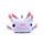 Utazópárna Szemmaszkkal, Plüss RELAXEAZZZ - Minecraft Axolotl