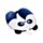 Memory Foam&Plüss Utazópárna RELAXEAZZZ - Kicsi - Panda - Édes Állatok ADORAMALS