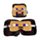 Utazópárna Szemmaszkkal, Plüss RELAXEAZZZ - Steve - Minecraft