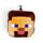 Utazópárna Szemmaszkkal, Plüss RELAXEAZZZ - Steve - Minecraft
