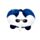 Memory Foam&Plüss Utazópárna RELAXEAZZZ - Panda - Édes Állatok ADORAMALS