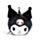 Utazópárna Szemmaszkkal, Plüss RELAXEAZZZ - Kuromi Hello Kitty