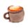 Ajtótámasz, Plüss - Cappuccino - Foodiemals