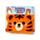 Gyerek Törölköző Poncsó - Alfie, a Tigris - Édes Állatok ADORAMALS