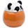 Kerámia Bögre Fedéllel - Kukucskáló Panda