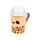 Kerámia Bögre Fedéllel - Boba, a Bubble Tea - Foodiemals