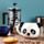 Bögre - Panda Fej Formájú - Édes Állatok ADORAMALS