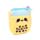 Aprótartó/Mini Pénztárca, Plüss - Bubble Tea - Foodiemals