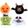 Nyomogatós Játék, Plüss - Slime Squeezy Labda - Halloweeni Ikonok
