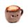 Mikrózható Plüss Figura - Cappuccino - Foodiemals