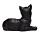 Fekete Macska Figurák - Minivilág