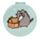 Kompakt Tükör, Fém, Karácsonyi - Pusheen Macska