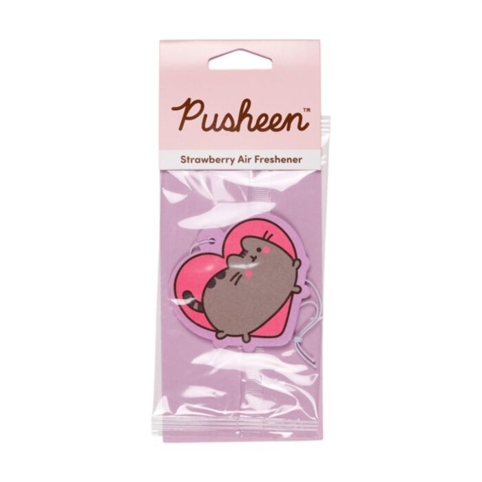 Autóillatosító - Pusheen Macska Szívvel (Eper)