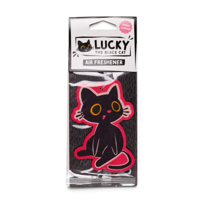 Autóillatosító - Lucky, a Fekete Macska (Cseresznye)
