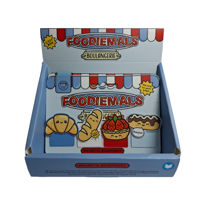 Mágneses Könyvjelző Szett - Boulangerie Finomságok - Foodiemals