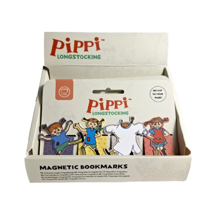 Mágneses Könyvjelző Szett - Harisnyás Pippi