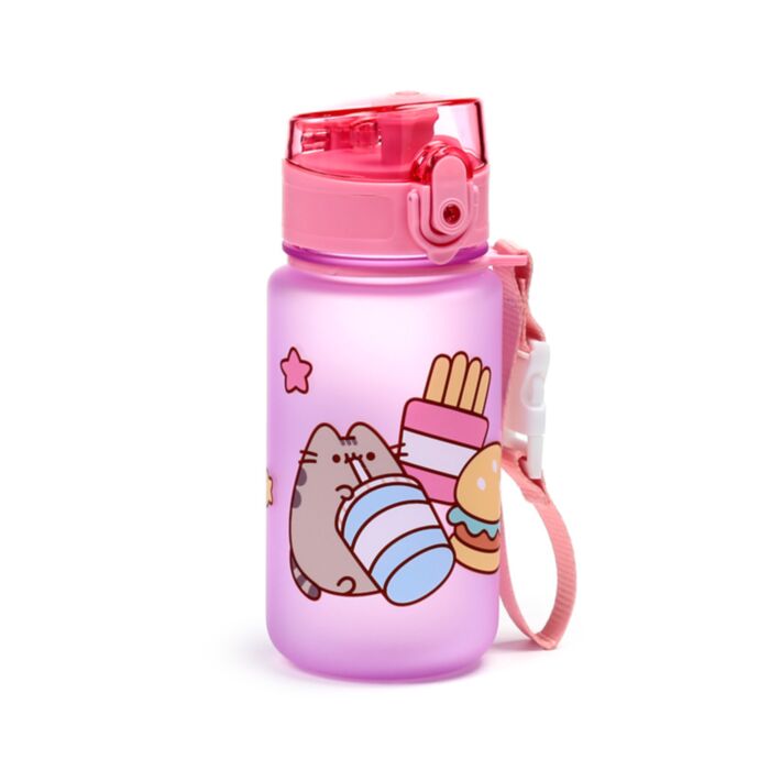 Kulacs 350ml, Csőrös, Gyerekeknek, Ütésálló - Ínyenc Pusheen Macska