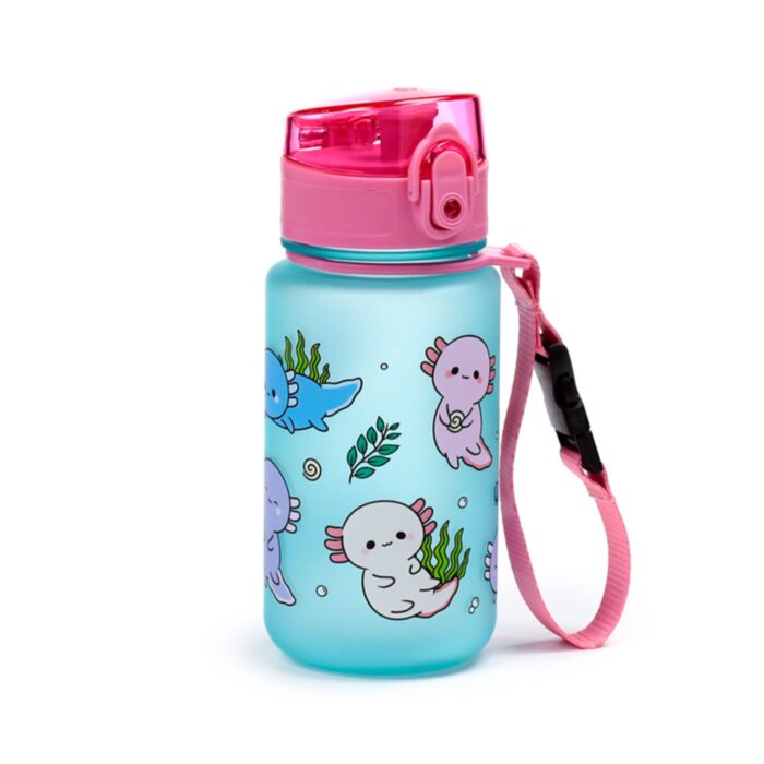 Kulacs 350ml, Csőrös, Gyerekeknek, Ütésálló - Axolotl - Édes Állatok ADORAMALS