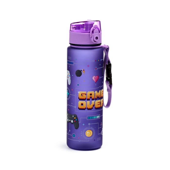 Kulacs 600ml, Csőrös, Ütésálló - Game Over