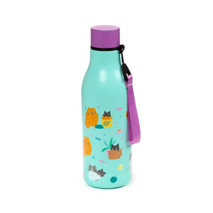 Thermo Kulacs 500ml, Fém - Beans & Társai Macskák