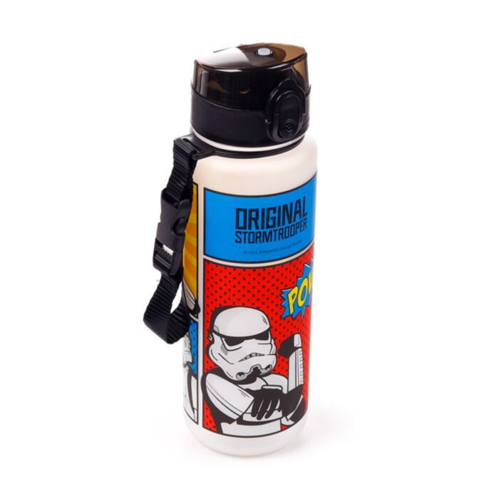 Kulacs 600ml, Csőrös, Ütésálló - Comic - Eredeti Stormtrooper