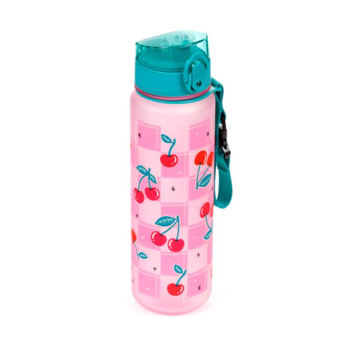 Kulacs 600ml, Csőrös, Ütésálló - Cseresznye