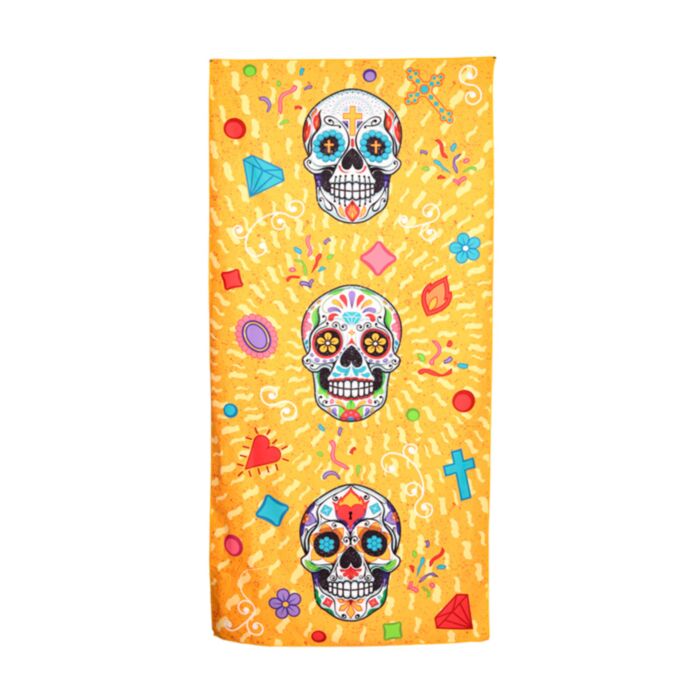 Strandtörölköző, Mikroszálas - Day of the Dead - Mexikói Koponyák